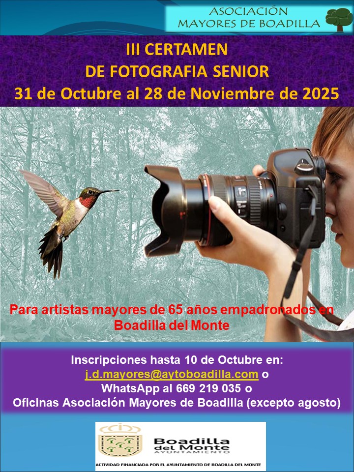 III CERT�MEN DE FOTOGRAF�A SENIOR 2025
